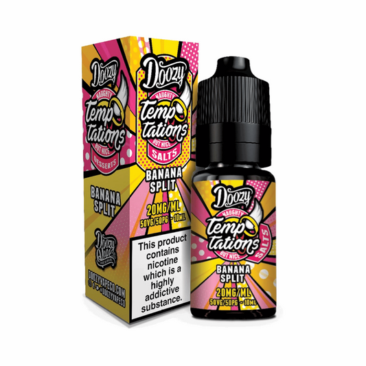 Doozy Temptations Banana Split Nic Salt