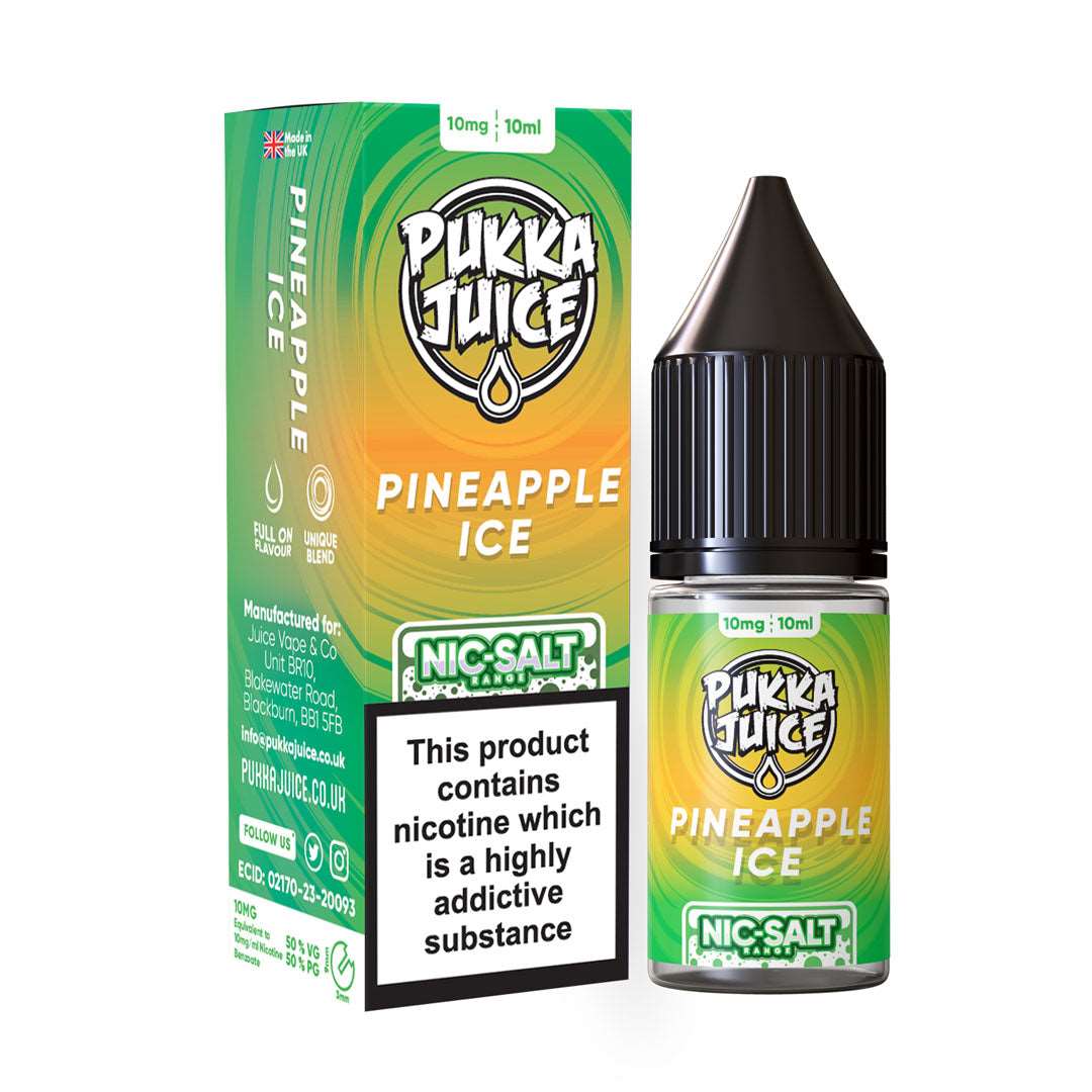 Pukka Juice Pineapple Ice Nic Salt