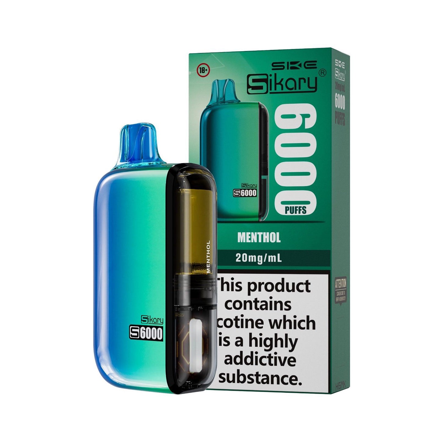 Sikary S6000 Menthol