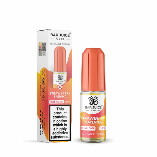 Bar Juice 5000 - Strawberry Banana Nic Salt 10mg and 20mg