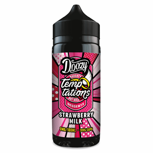 Doozy Vape - Temptations Strawberry Milk