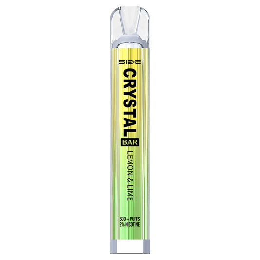 SKE CRYSTAL BAR - LEMON & LIME VAPE DISPOSABLE 600 PUFFS