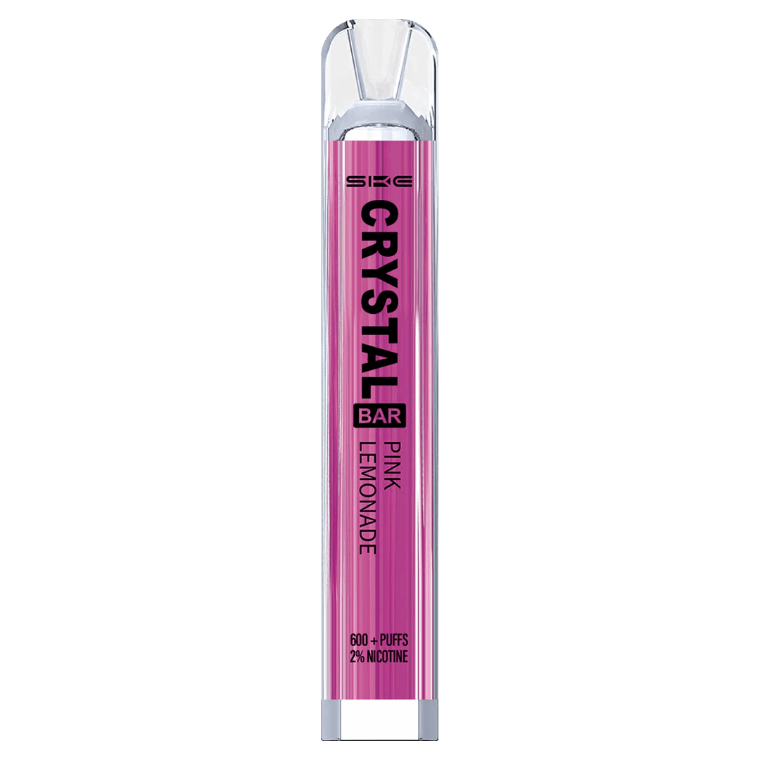 SKE CRYSTAL BAR - PINK LEMONADE VAPE DISPOSABLE 600 PUFFS