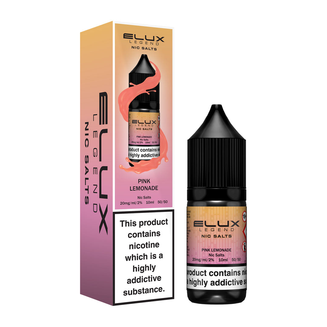 Elux Legend Nic Salt Pink Lemonade 10mg and 20mg