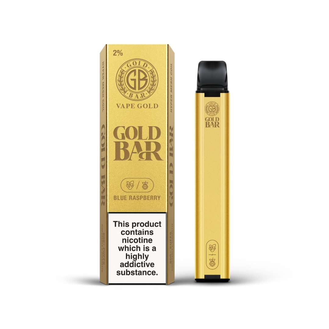 Gold Bar Disposable - Blue Raspberry