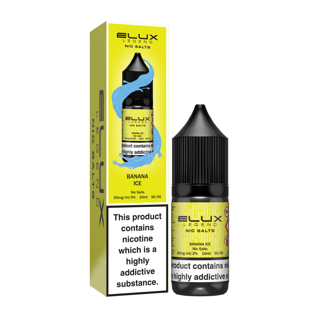 Banana Ice Nic Salt E-Liquid by Elux Legend