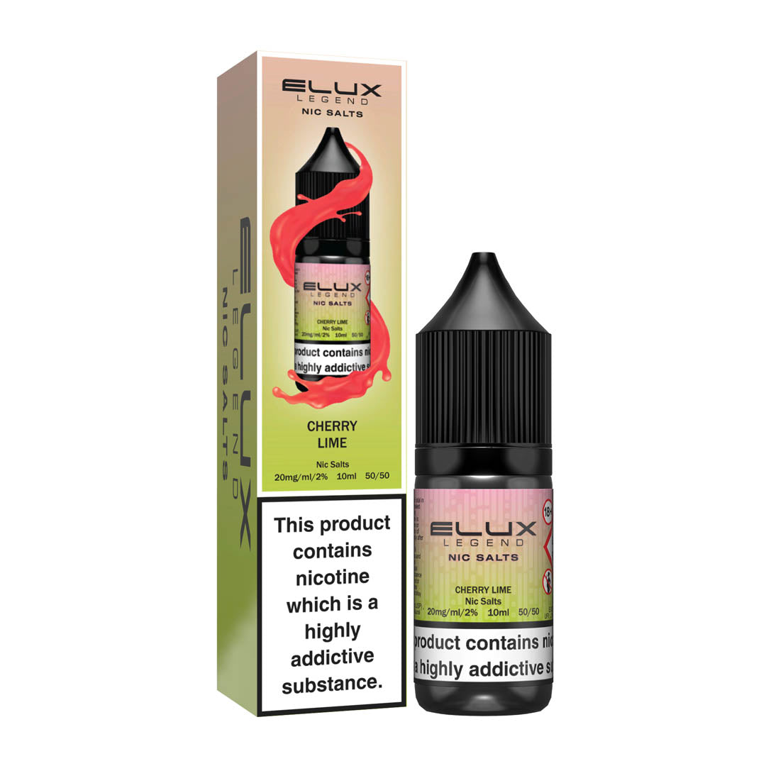 Cherry Lime Nic Salt E-Liquid by Elux Legend