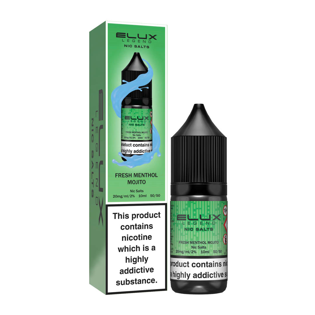 Fresh Menthol Mojito Nic Salt E-Liquid by Elux Legend