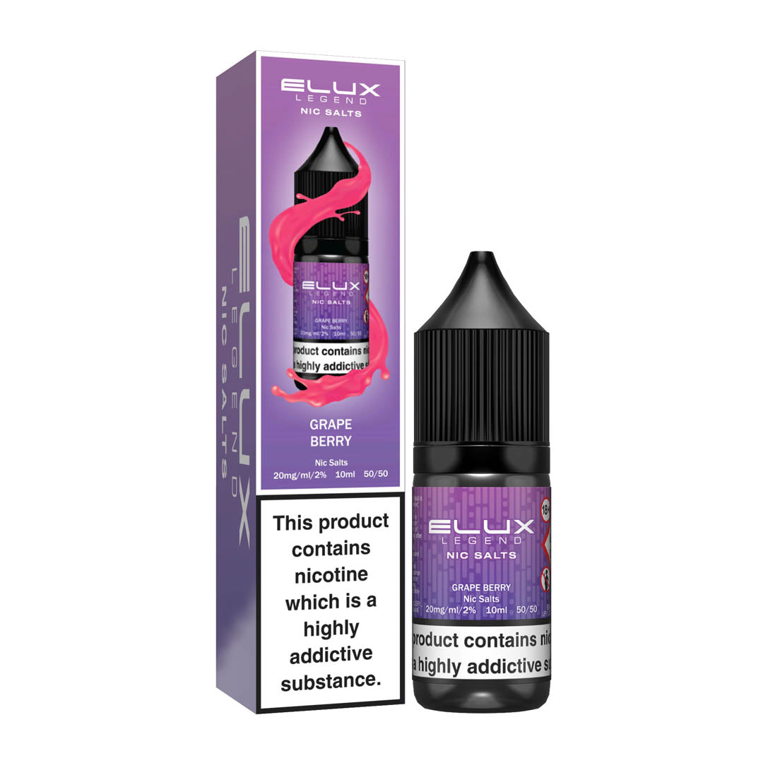 Grape Berry Nic Salt E-Liquid by Elux Legend