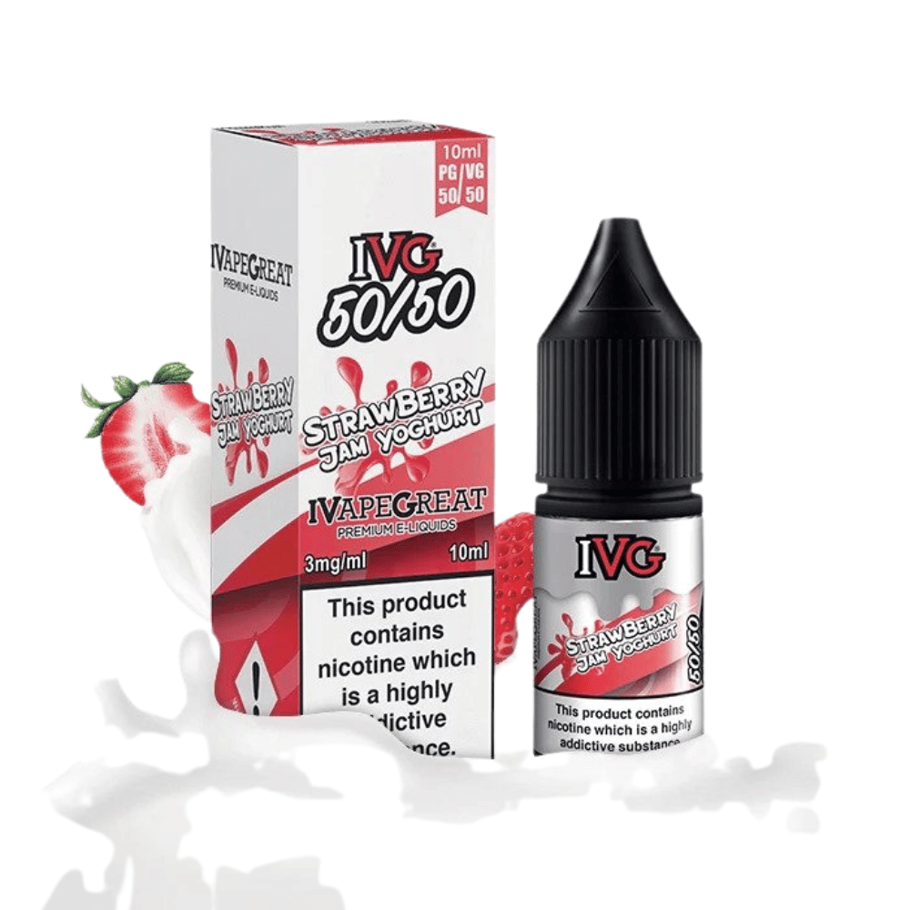 IVG Strawberry Jam Yoghurt 50/50